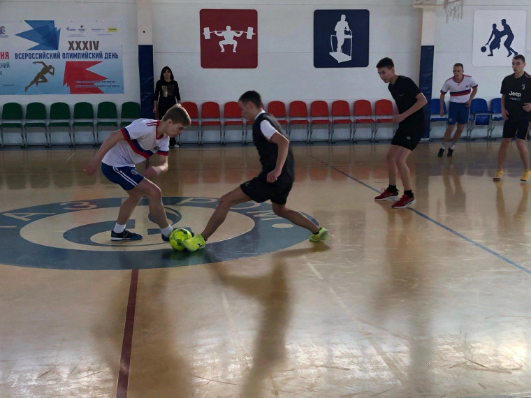 Районный турнир по мини-футболу.